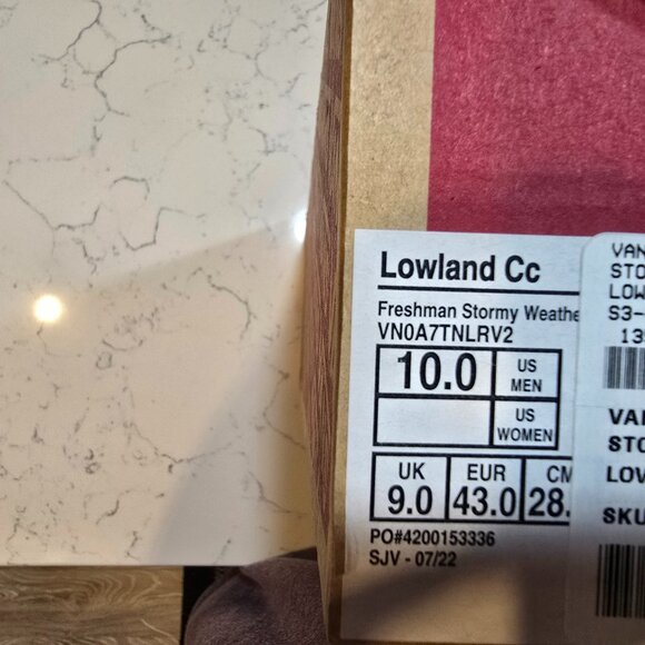 Vans Lowland CC ComfyCush Skate shoes Sneaker Mens Freshman Blue mens 10 new - Picture 9 of 12